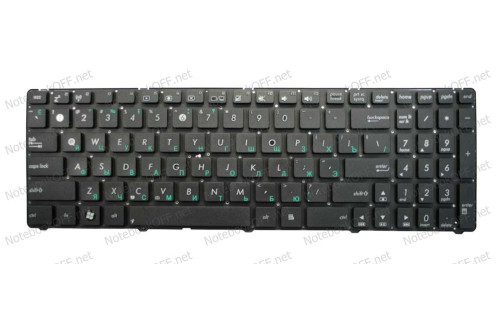 Клавиатура для ноутбука Asus U52, U53, U56 (без фрейма) фото №1